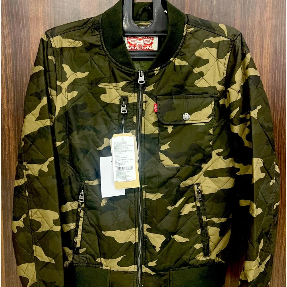 Levi’s Army Print Jacket (S) - Picture 1 of 2